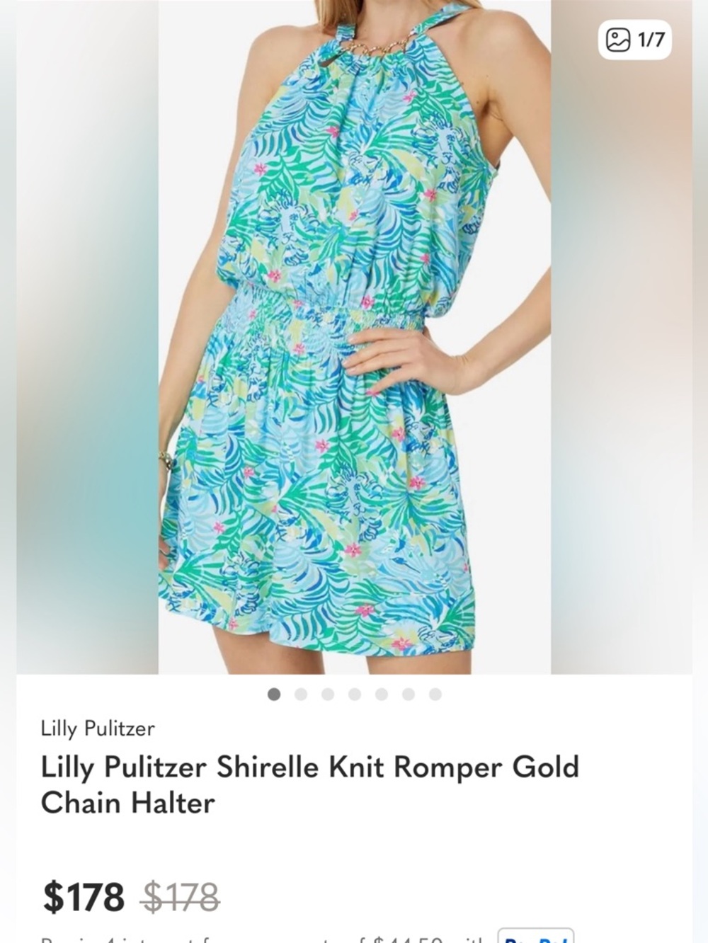 Lilly Pulitzer Shirelle Romper